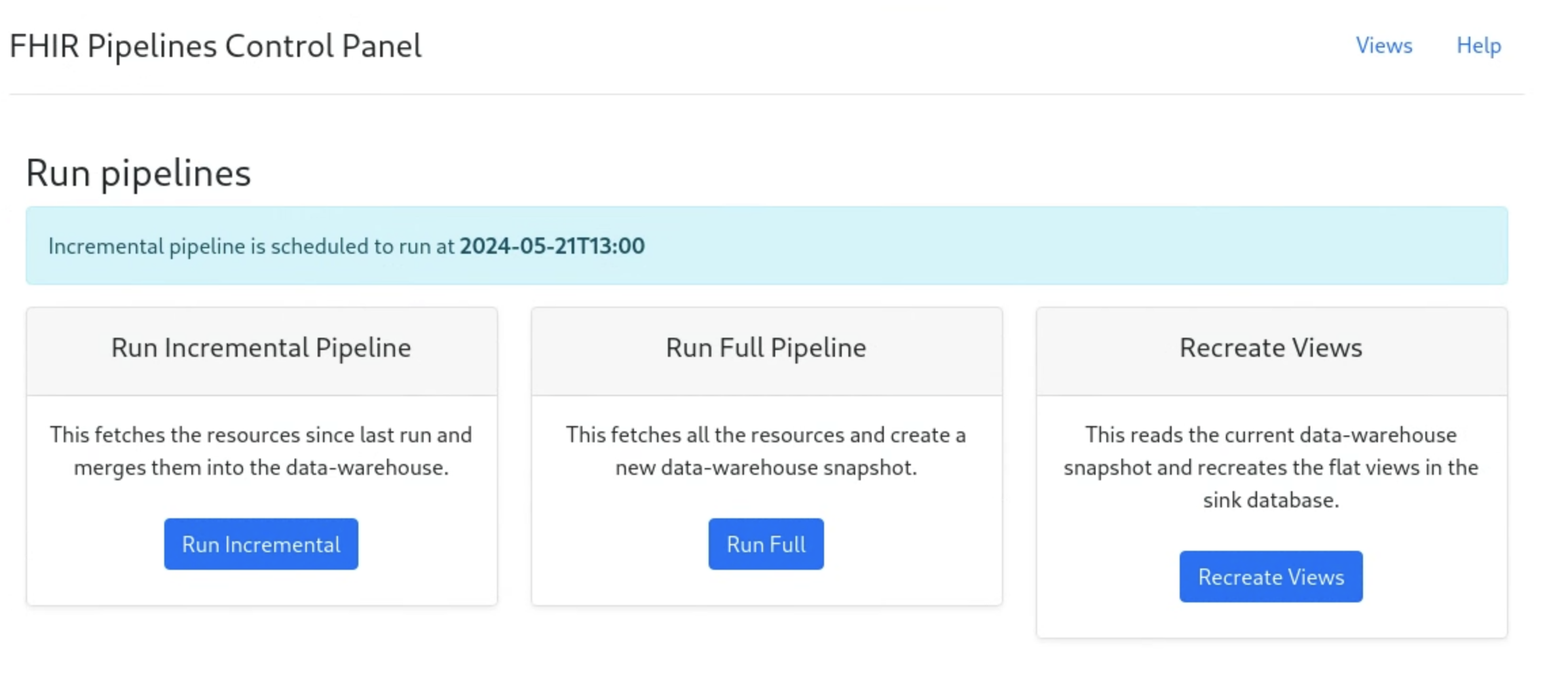 Web Control Panel